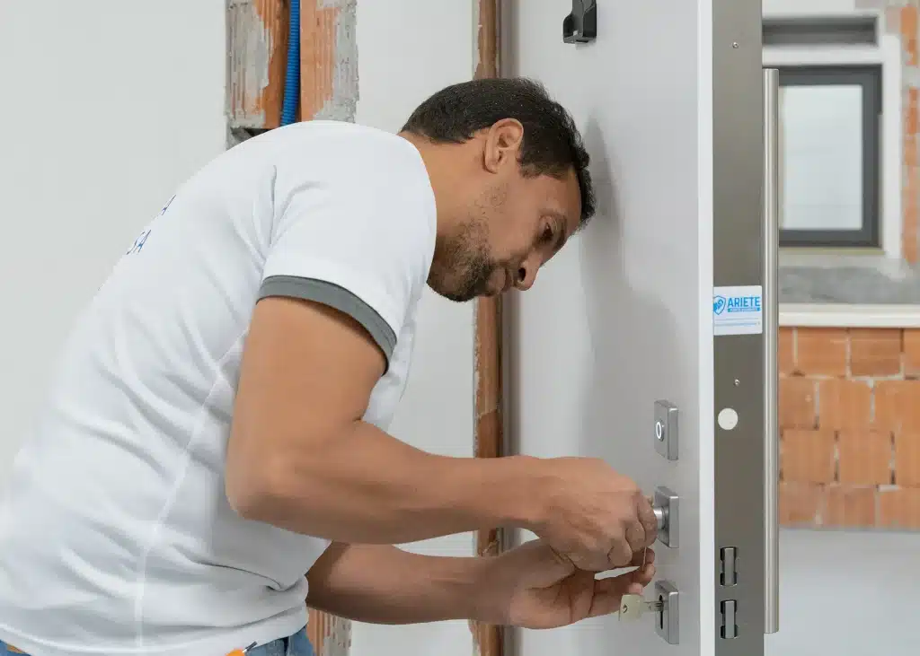 how to adjust an armoured door