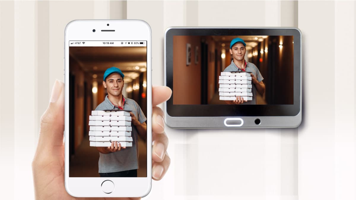 electronic door viewer