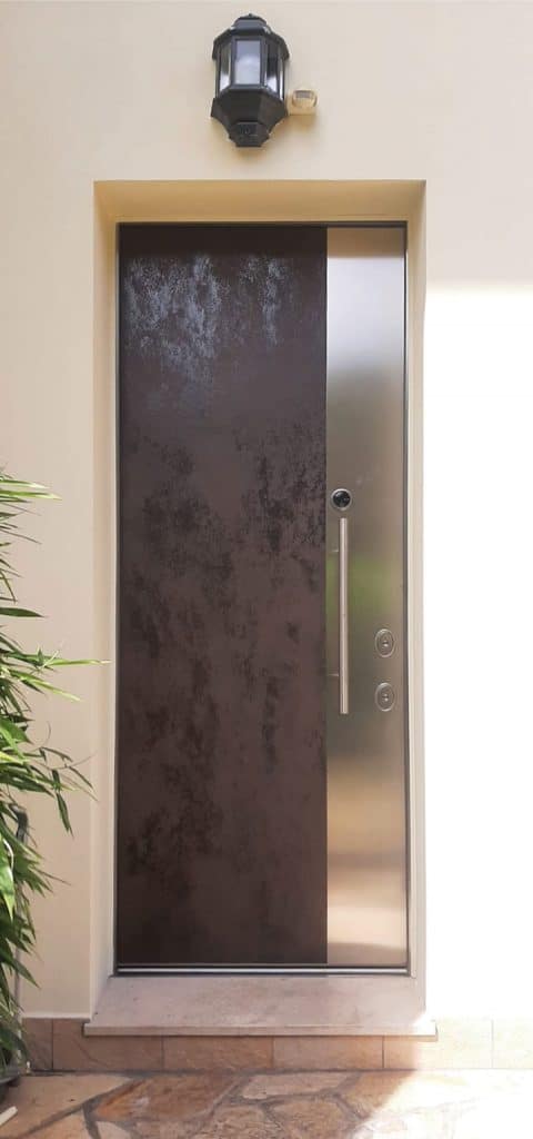 porcelain stoneware armoured door