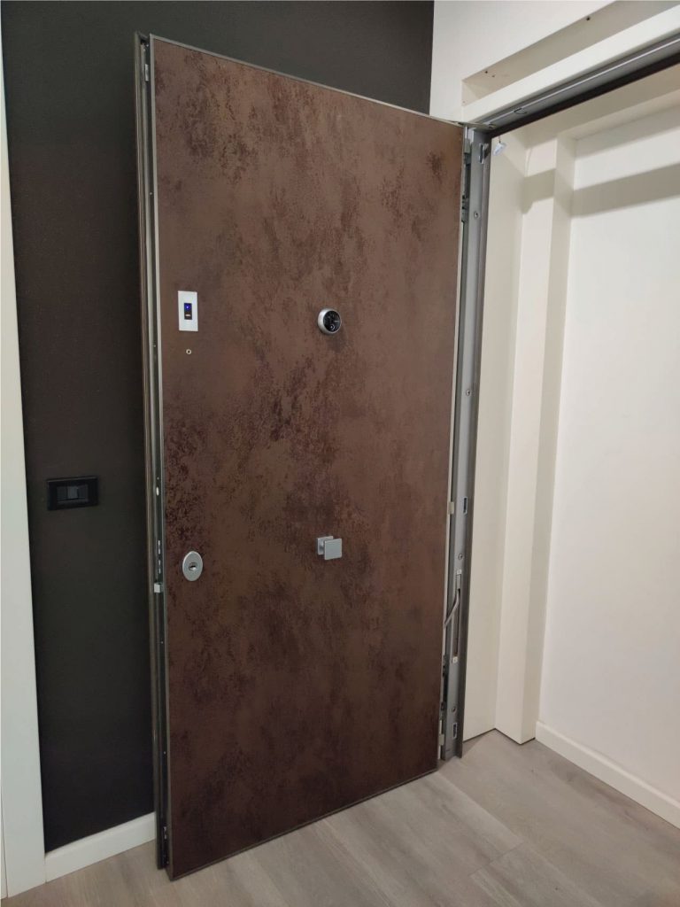 porcelain stoneware armoured door