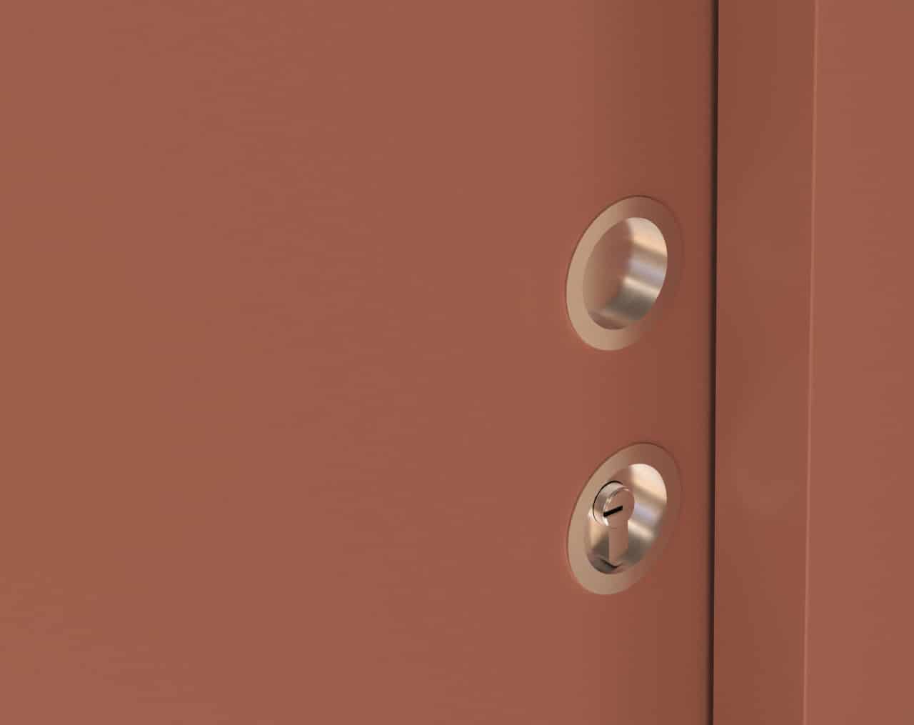 sliding entrance door lock
