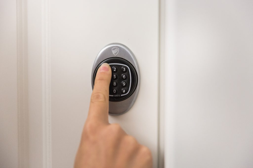 electronic armoured doors