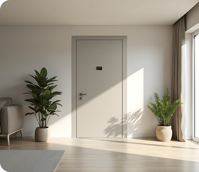 ariete grey armoured door