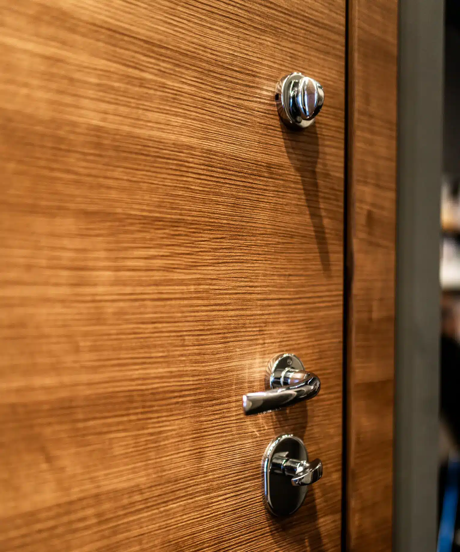 armoured door restrictor