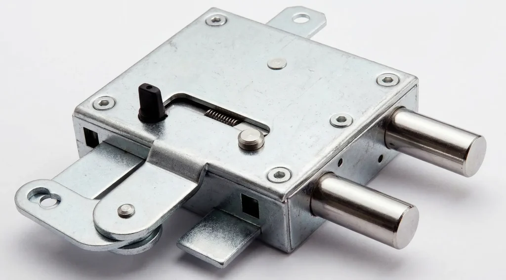 armoured door auxiliary bolt