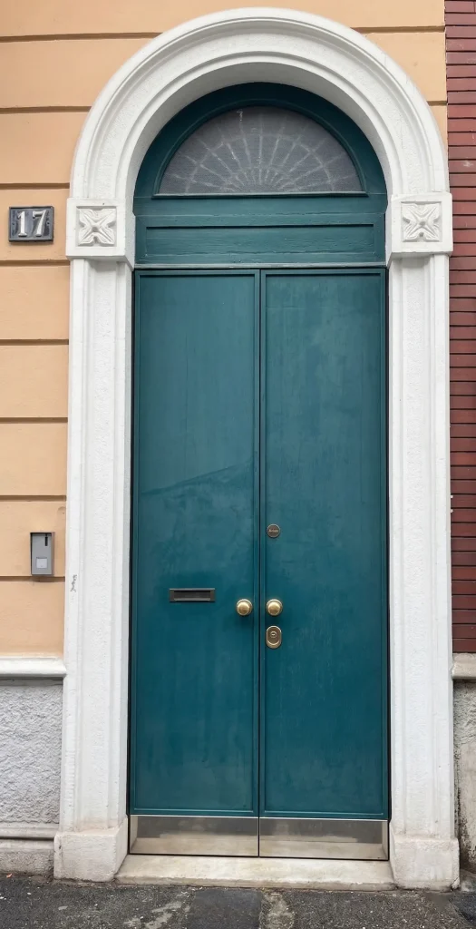 armoured front door in Milan