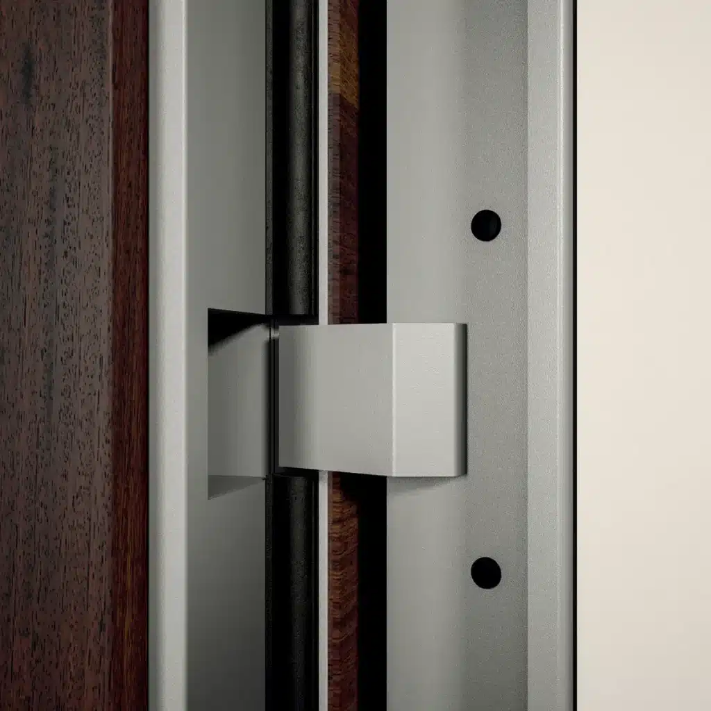 concealed hinges armoured doors