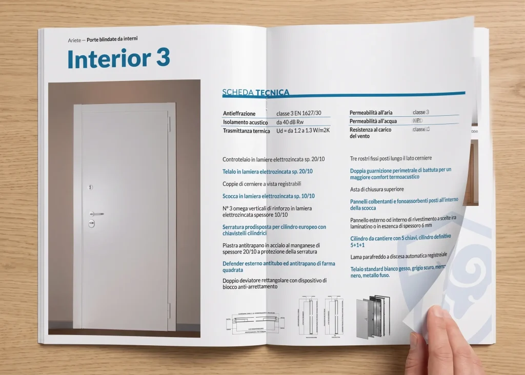 armoured door spec sheet