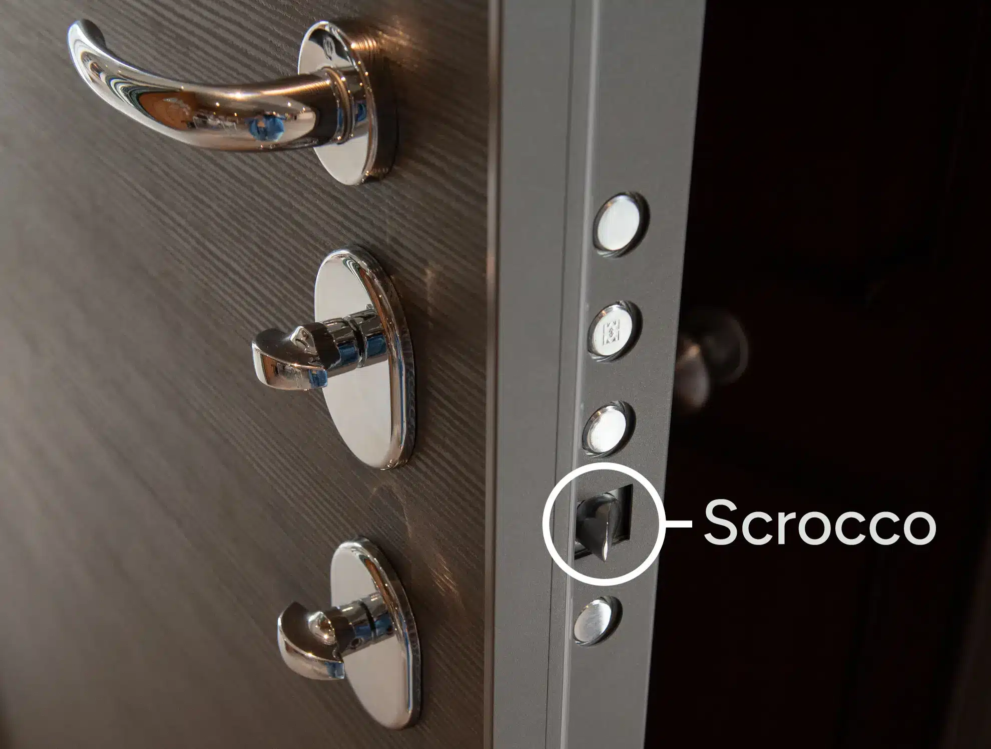 armoured door latch