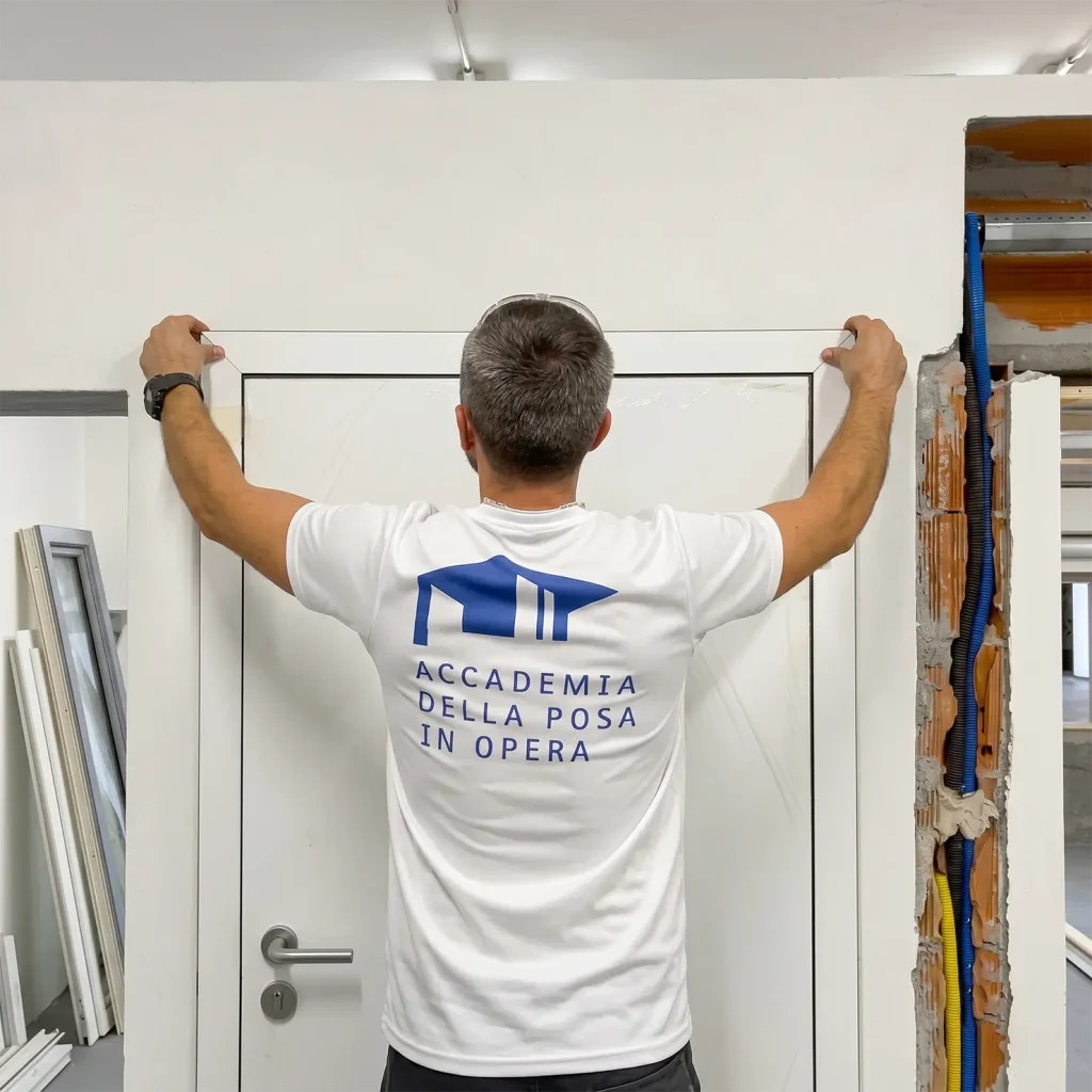 fitting armoured door architrave trim