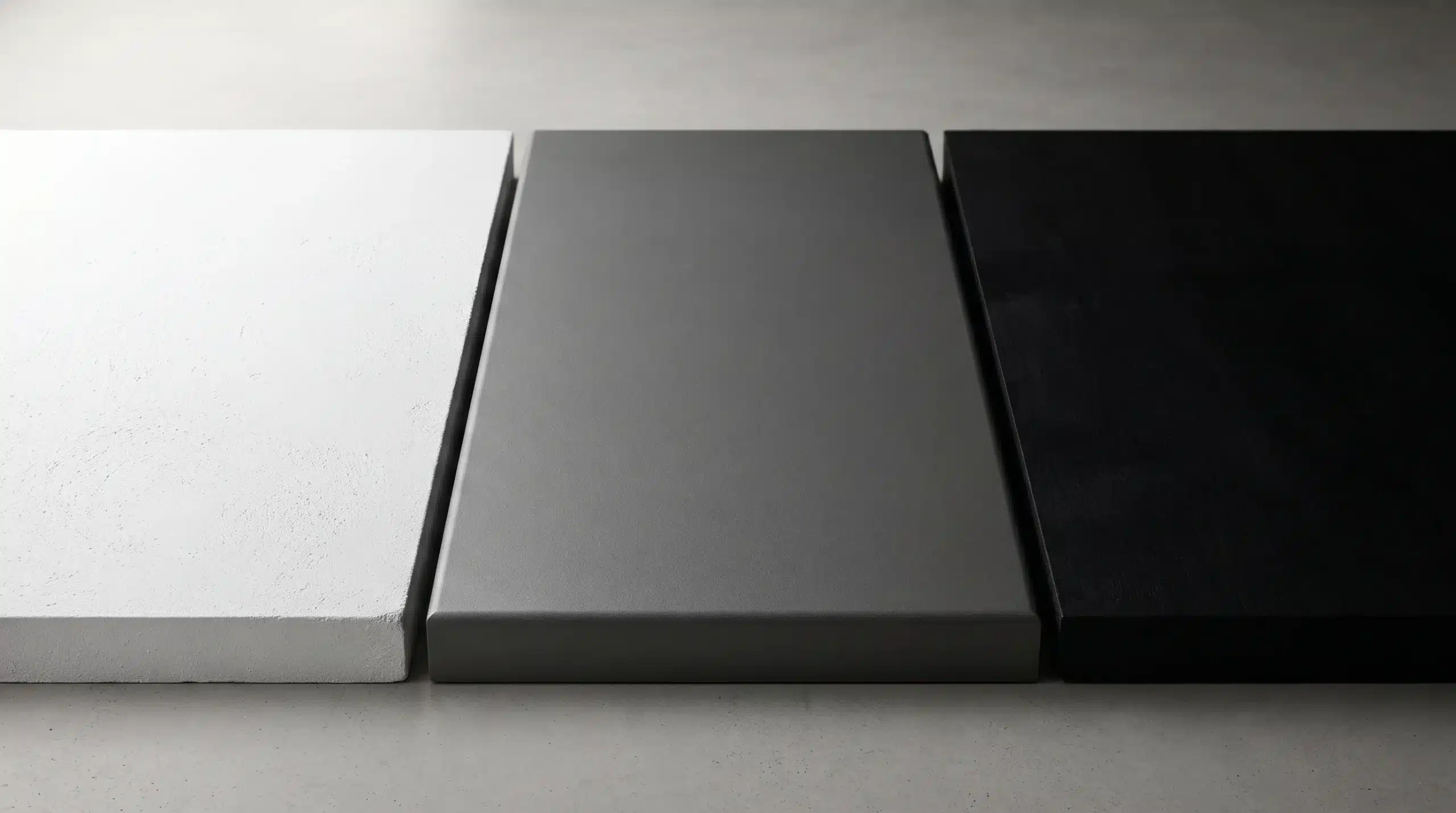 light grey and dark grey compared