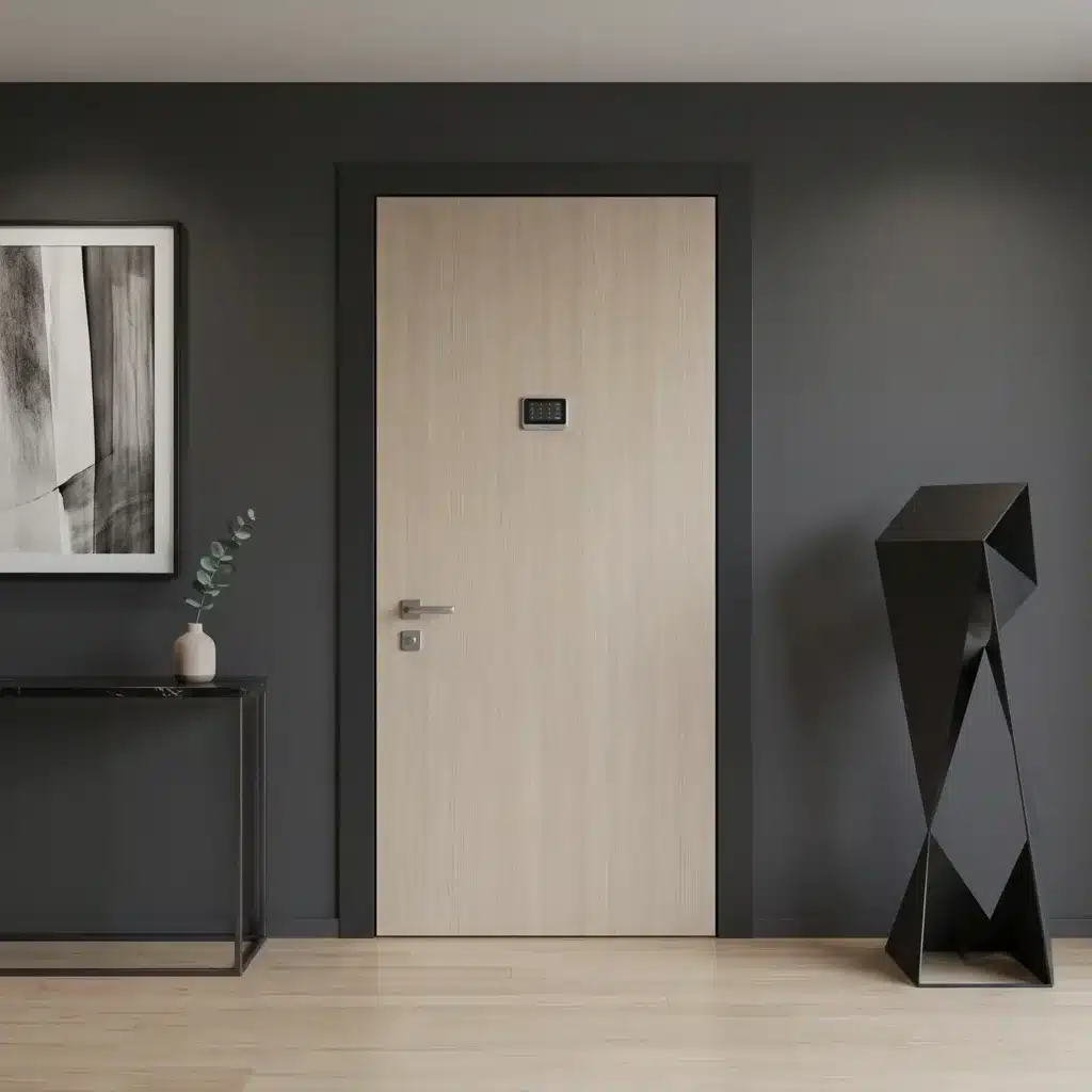 two-tone armoured door
