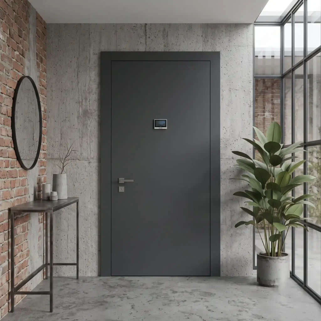 anthracite grey armoured front door